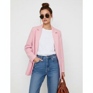 *Missguided Pink Open Boyfriend Blazer Women’s Size 6P NWT